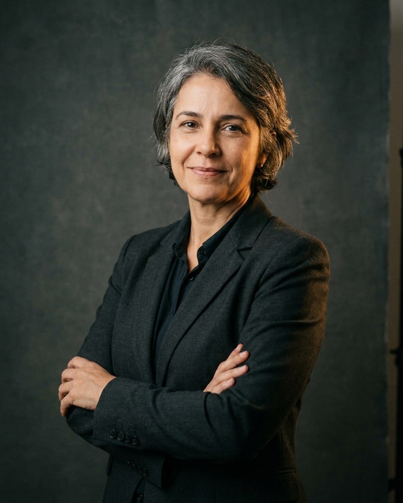 Retrato de Cláudia Werneck, corretora